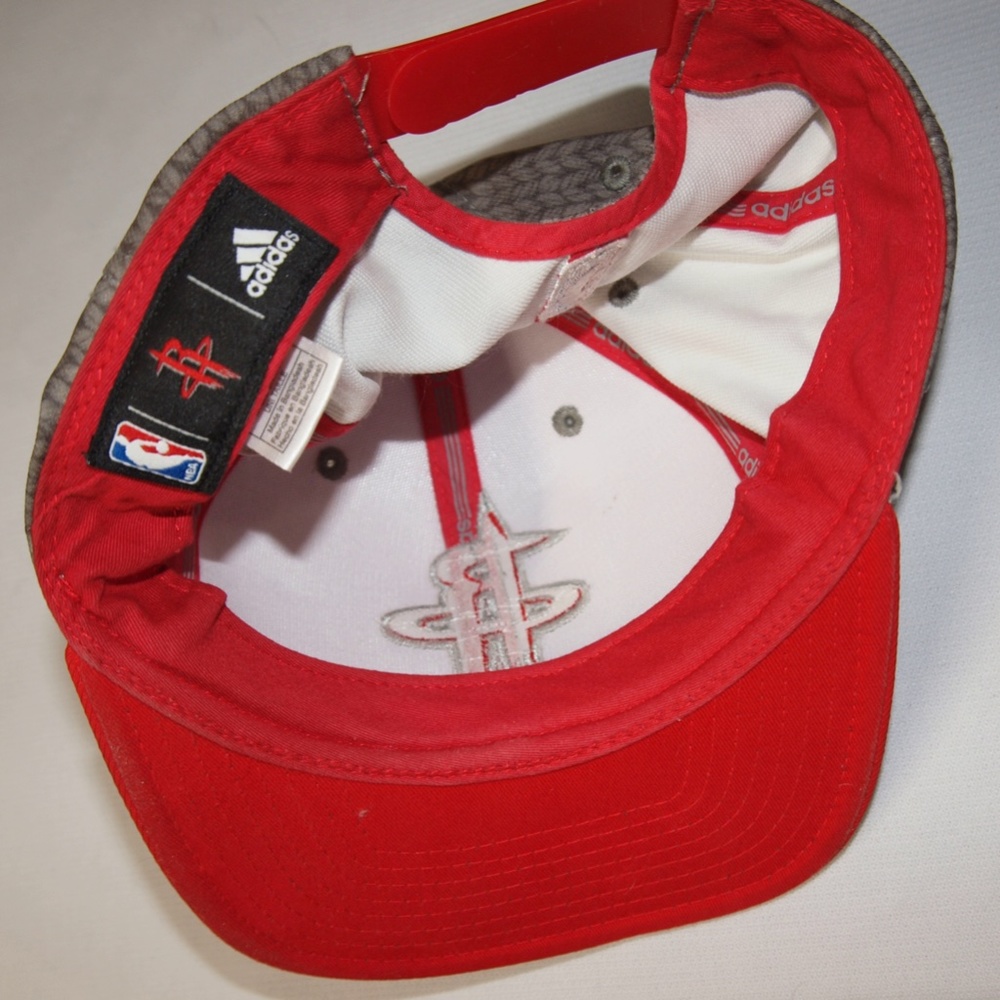 Houston Rockets Hat NBA Lavigne Rare Style Embroidered Baseball Cap by Adidas - Picture 5 of 5
